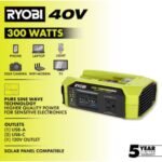 RYOBI 40V 300-Watt Portable Battery Inverter Power Source - Image 2