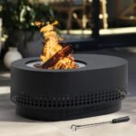 Sunjoy Sunjoy 38in.Halton Oval Low Smoke Firepit - Image 2
