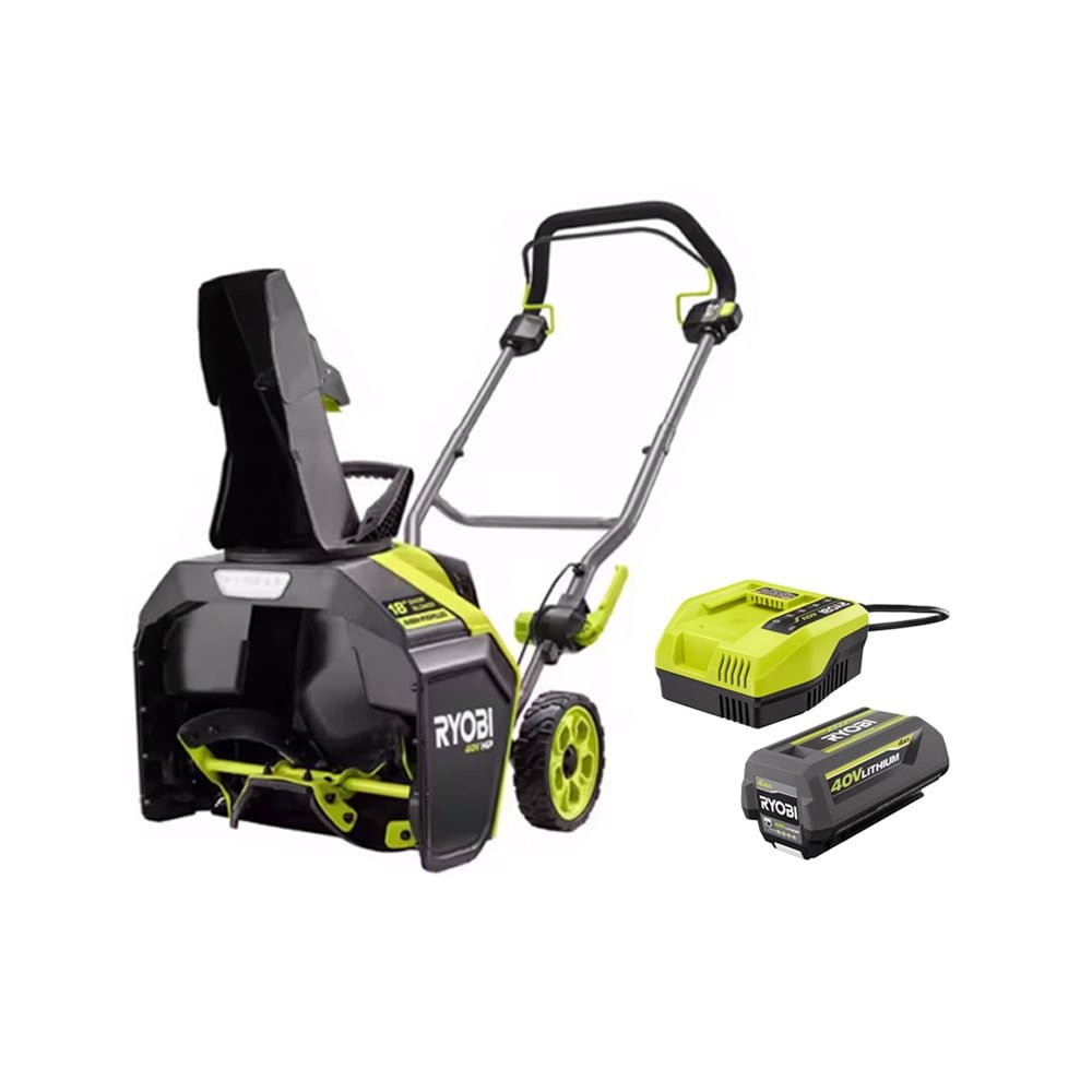 p_593329 RYOBI 6-Car Driveway 40V HP 18-inch. Electric Auger Propelled Snow Blower - Image 1