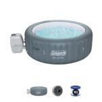 Coleman SaluSpa Round Inflatable Spa with 140 Jets, 77 x 28-in, 4-6 Adults - Image 2