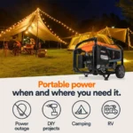 Generac 4500W Starting Watt 3600W Running Watt Gasoline Portable Generator - 49ST - Image 5