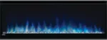 Napoleon Purview 42-inch Surface Mounted or Built-in Wall Electric Fireplace - Image 4