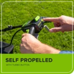 Greenworks 20-In 48 V Brushless Lithium-Ion Push Cordless Electric Lawn Mower with Batteries and Dual Charger 2532302 - Image 6
