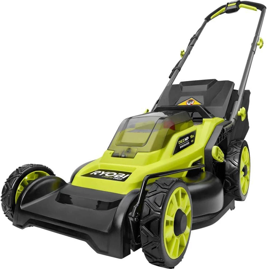 shopping - 2026-08-06T094705.230 Ryobi 18V ONE+ HP Brushless Cordless 16" Walk-Behind Push Lawn Mower Kit w/ 4.0 Ah Batteries & Charger - Image 1