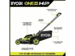 Ryobi 18V ONE+ HP Brushless Cordless 16" Walk-Behind Push Lawn Mower Kit w/ 4.0 Ah Batteries & Charger - Image 6