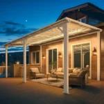 AECOJOY Aluminum Pergola with Canopy - Image 7