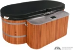 2 Person Cedar Hot Tub With Stainless Steel Liner | Backcountry Recreation - Image 3