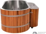 2 Person Cedar Hot Tub With Stainless Steel Liner | Backcountry Recreation - Image 2