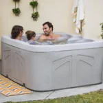 Lifesmart Spas LS100DX 4-Person Square Hot Tub with Waterfall with 20-Jets Roto - Image 7