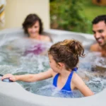 Lifesmart Spas LS100DX 4-Person Square Hot Tub with Waterfall with 20-Jets Roto - Image 6