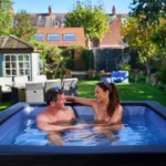 Wave Garda Square Rattan Portable Rigid Eco Foam Hot Tub - Image 4