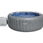 SaluSpa Santorini Energy-Efficient Smart HydroJet Pro Inflatable Hot Tub with App Control 5-7 person