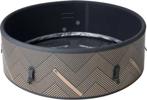 Mspa Frame Series Mono 6-Person Round Inflatable Hot Tub With Uvc/ozone Sanitization And Air Bubble System - Image 2