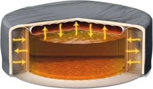 Intex PureSpa Plus Greystone 4 Person Inflatable Square Hot Tub Spa 28449ep - Image 7