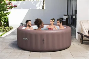 SaluSpa Hawaii Energy-Efficient Smart AirJet 4-6 Person Inflatable Hot Tub with App-Control - Image 3