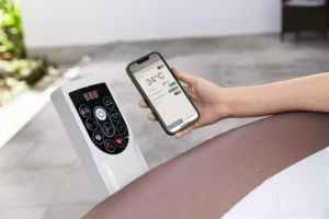 SaluSpa Hawaii Energy-Efficient Smart AirJet 4-6 Person Inflatable Hot Tub with App-Control - Image 6