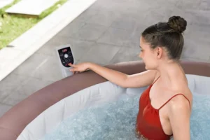 SaluSpa Hawaii Energy-Efficient Smart AirJet 4-6 Person Inflatable Hot Tub with App-Control - Image 5