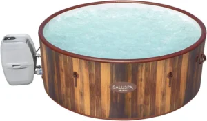 SaluSpa Helsinki EnergySense Smart Signature AirJet Plus Inflatable Hot Tub with App Control 5-7 person
