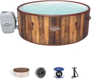 SaluSpa Helsinki EnergySense Smart Signature AirJet Plus Inflatable Hot Tub with App Control 5-7 person - Image 2
