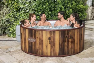 SaluSpa Helsinki EnergySense Smart Signature AirJet Plus Inflatable Hot Tub with App Control 5-7 person - Image 3