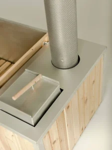 Wood Burning Hot Tub | Cedar + Aluminum - Crafted in Canada Natural Cedar / Tub Only - Image 6