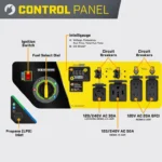 Champion Power Equipment 12000w Elec Start Tri Fuel Portable Generator co Shield 201161 - Image 7