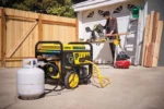 Champion Power Equipment 12000w Elec Start Tri Fuel Portable Generator co Shield 201161 - Image 2