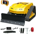 MHY55 Compact Remote-Controlled Tracked Mower — Powered by a 9 HP Loncin gasoline engine, featuring a 550mm mowing width and a remote-controlled