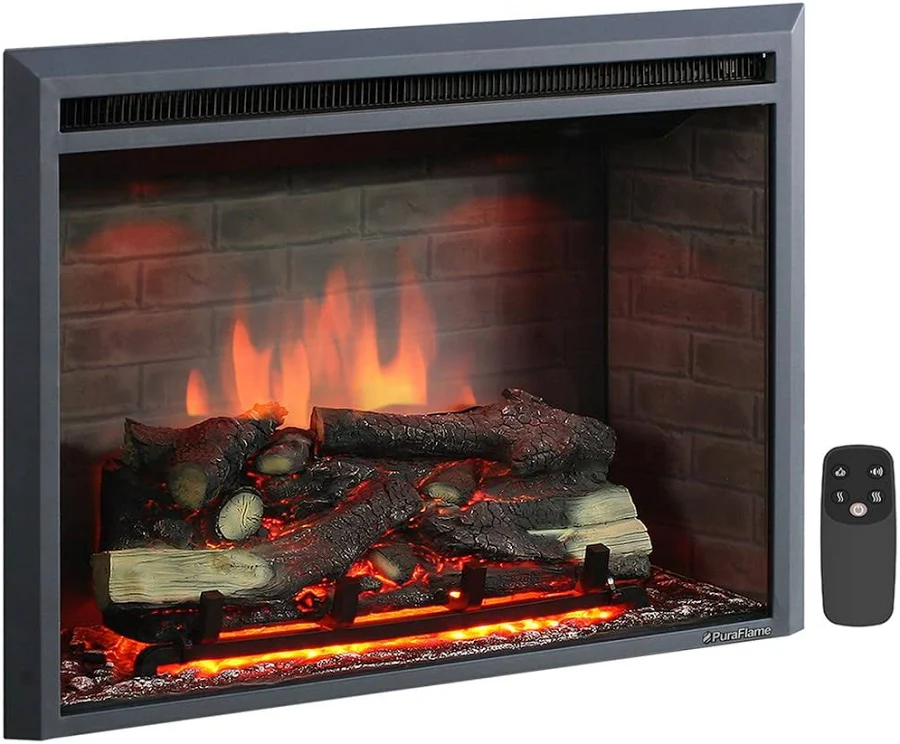 shopping (28) PuraFlame Western Electric Fireplace Insert - Image 1
