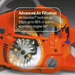 Husqvarna 545 Mark II 2-Cycle 20-In Gas Chainsaw 967690628 - Image 5