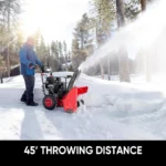 PowerSmart 24-inch 212cc Two-Stage Gas-Powered Snow Blower with Push-Button Start - Image 7