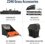 Husqvarna Z246DTC Zero-Turn 21 HP Mower Briggs and Stratton 46'' Stamped Deck - Image 8