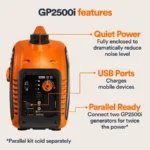 Generac GP2500i 2500-Watt Portable Inverter Generator - Image 7