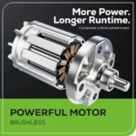 Greenworks 80V 21" Self-Propelled Cordless Lawn Mower Brushless Motor - Image 2