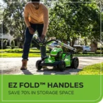 Greenworks 80V 21" Self-Propelled Cordless Lawn Mower Brushless Motor - Image 6