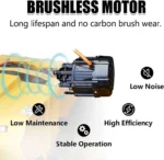 MHY55 Compact Remote-Controlled Tracked Mower — Powered by a 9 HP Loncin gasoline engine, featuring a 550mm mowing width and a remote-controlled - Image 5