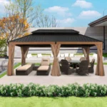 ABCCANOPY Aluminum Patio Gazebo Permanent Hardtop Gazebos - Image 3