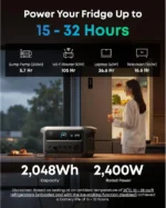 Anker SOLIX C2000 Gen 2 Portable Power Station 2,400W Peak 4,000W Solar Generator - Image 4