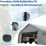 DSNAPE 20 X 20 ft Heavy Duty Durable Carport - Image 8