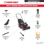 Troy-Bilt XP 21 in. 163cc Briggs and Stratton Readystart Engine Gas FWD Self Propelled Walk Behind Lawn Mower 12AVB2R3766 - Image 4