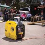 Champion Power Equipment 1850W/2500W Gasoline Powered Portable Recoil Inverter Generator - Image 3